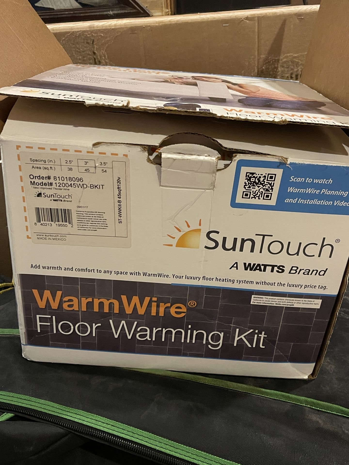SunTouch Warm Wire Floor Warming Kit***PRICE REDUCTION***