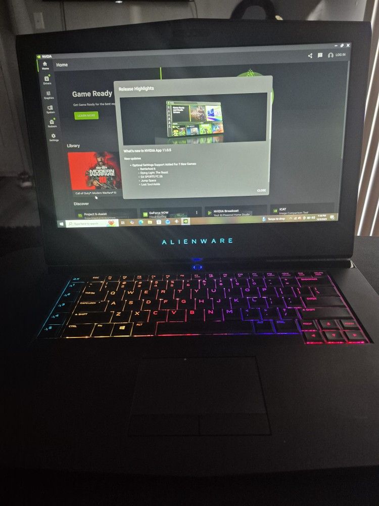 ALIENWARE LAPTOP