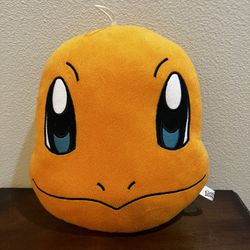 Pokemon Charmander Face Plush/Pillow  10"X8"