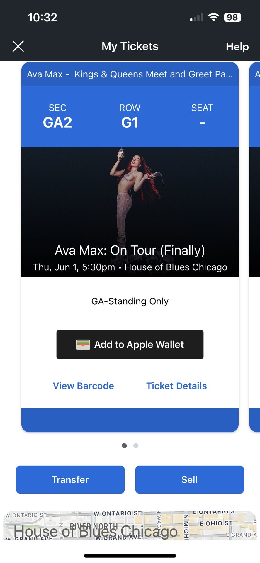 Ava Max Chicago 6-1 Meet & Greet Tickets