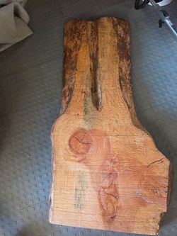Live Edge Hardwood Slab – 56" x 24" x 4" Thick – Rustic Table Top