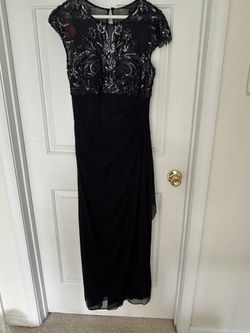 Gown-Elegant Blue Evening Gown