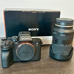 Sony A7RV with lens