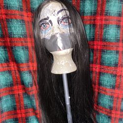 Lace front wig