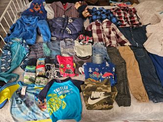 Lot of Kids Boys Clothing Bundle size 4-5t clean