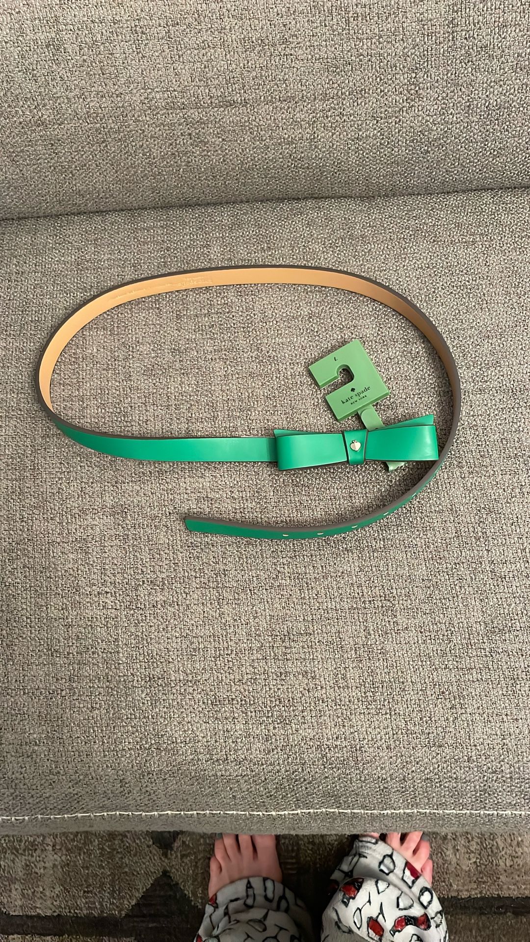New $58 Kate Spade Belt Size Large Green