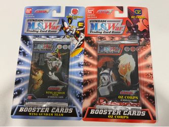 Gundam M.S. War blister packs