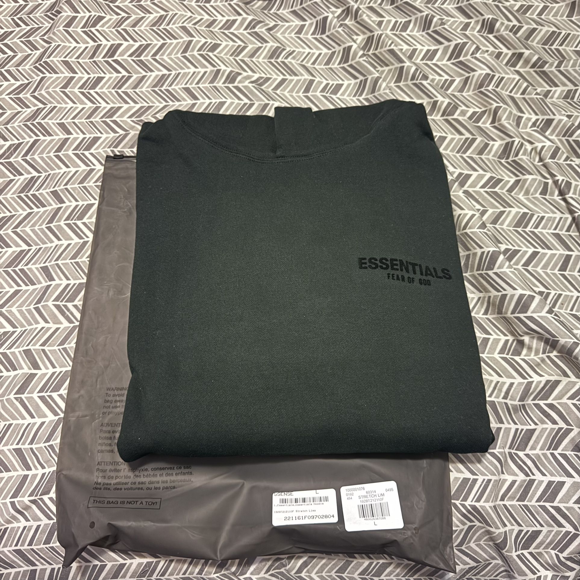 Essentials Fear Of God Hoodies Sz M-L