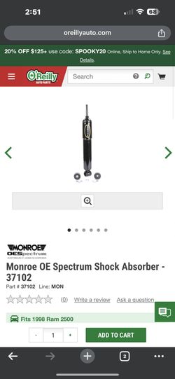 98-00 Dodge Ram Shocks