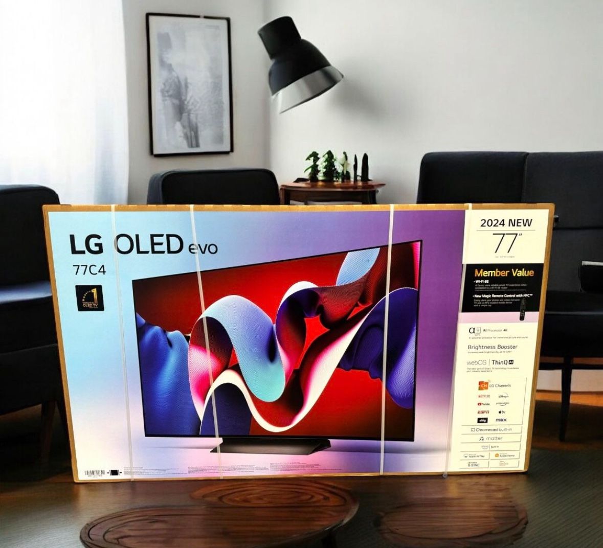 LG 77” 4K OLED C4