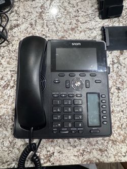 Snom D785 VoIP Office Phone + D7C Expansion Module Bundle