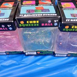 Squeeze  Cube Glitter 