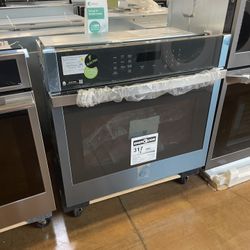 Built in electric oven 30 inch wide stainless steel