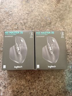 Logitech - MX Master 3S Mouse inalámbrico, ergonómico, 8K DPI, se desplaza en vidrio, clics silencio