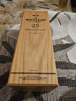 Macallan Box 25 Years old $200 Obo