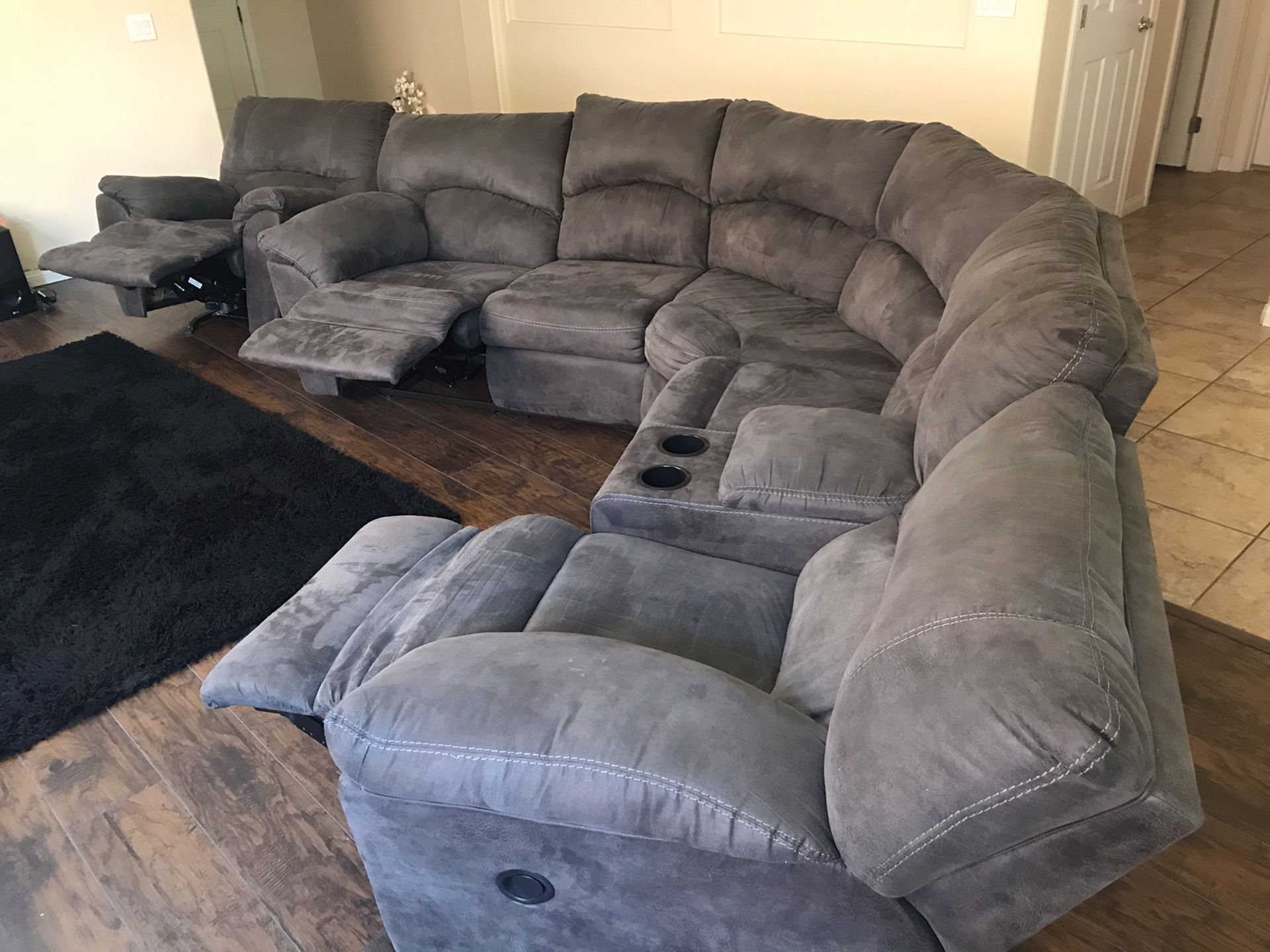 Sectional Sofa and Recliner