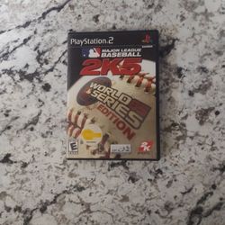 PlayStation 2 Major League Baseball 2K5 And World Series Edition 