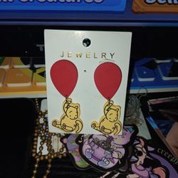 Winnie And The Pooh Earrings Never Been Worn 