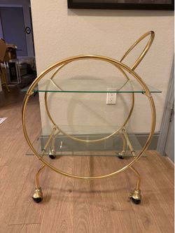 Glass Bar Cart