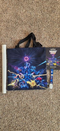 Pokemon Night Out Tote Bag, Poster, Wristband, Pamphlet w/ 10% code