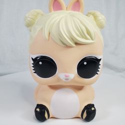 LOL Surprise Biggie Pet Bunny Hop Toy Piggy Bank 7"