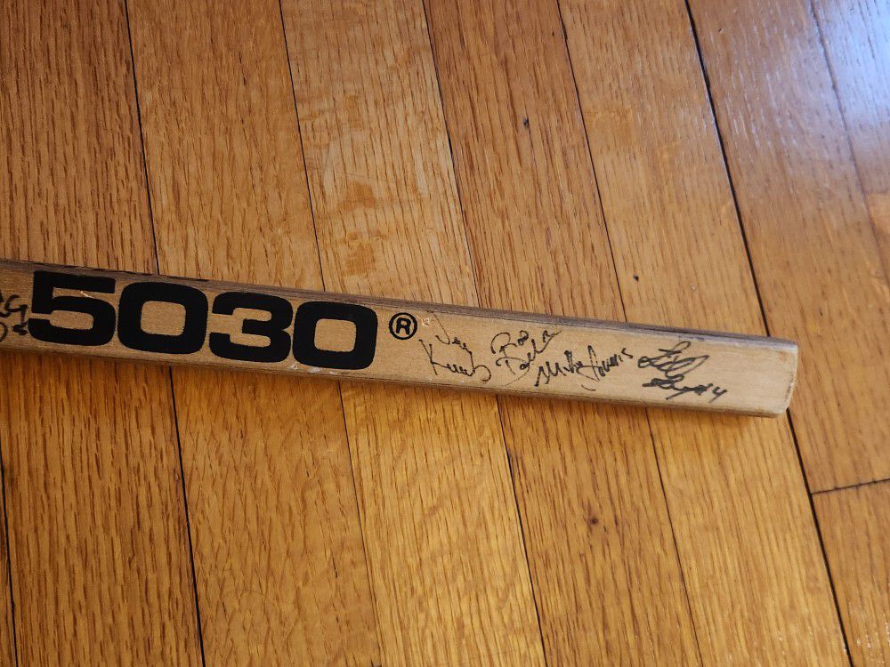 Springfield Indians Signed Stick