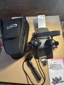 Zynex Medical Cervical Traction Device with Pressure Gauge and Carrying Case