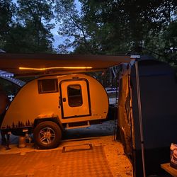 Arb Awning With Lights And Deluxe Awning Room 