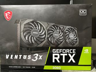 MSI Ventus 3X Nvidia GeForce RTX 3060 OC 12 GB GDDR6