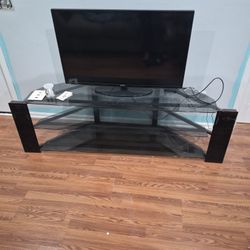 Glass TV Stand