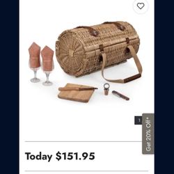 Picnic Wine Basket 