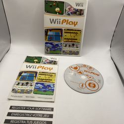 Wii Play Sports Games (Nintendo Wii, 2007) Complete With Manual Authentic 