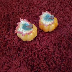 Fitz & Floyd Classics Pumpkin" Salt & Pepper Shaker Set