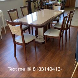 Dining Table ( Convert To 2 Size)