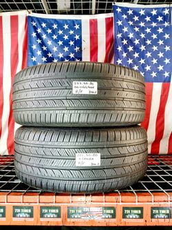🇺🇸 2 GREAT USED TIRES 275/50RF20 BRIDGESTONE ALENZA AS/02 RSCC RUN-FLAT 275 50 20