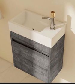 16”bathroom vanity with top