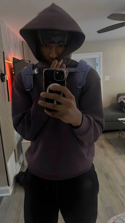Purple Uniqlo hoodie
