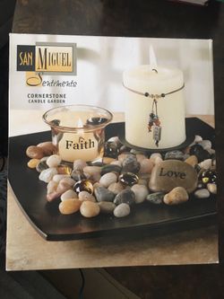 San Miguel Sentiments Cornerstone Candle Garden - New original packaging