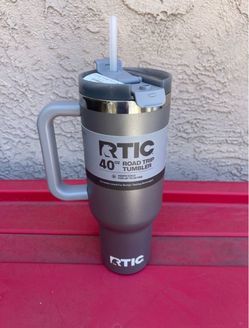 RTIC 40 oz Ceramic Lined Road Trip Tumbler, Leak-Resistant