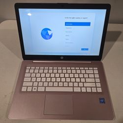 Pink HP Laptop
