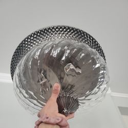 Three Beautiful  Ceiling Lamp All The Same , 16" Wide / 9 " Height.  New 