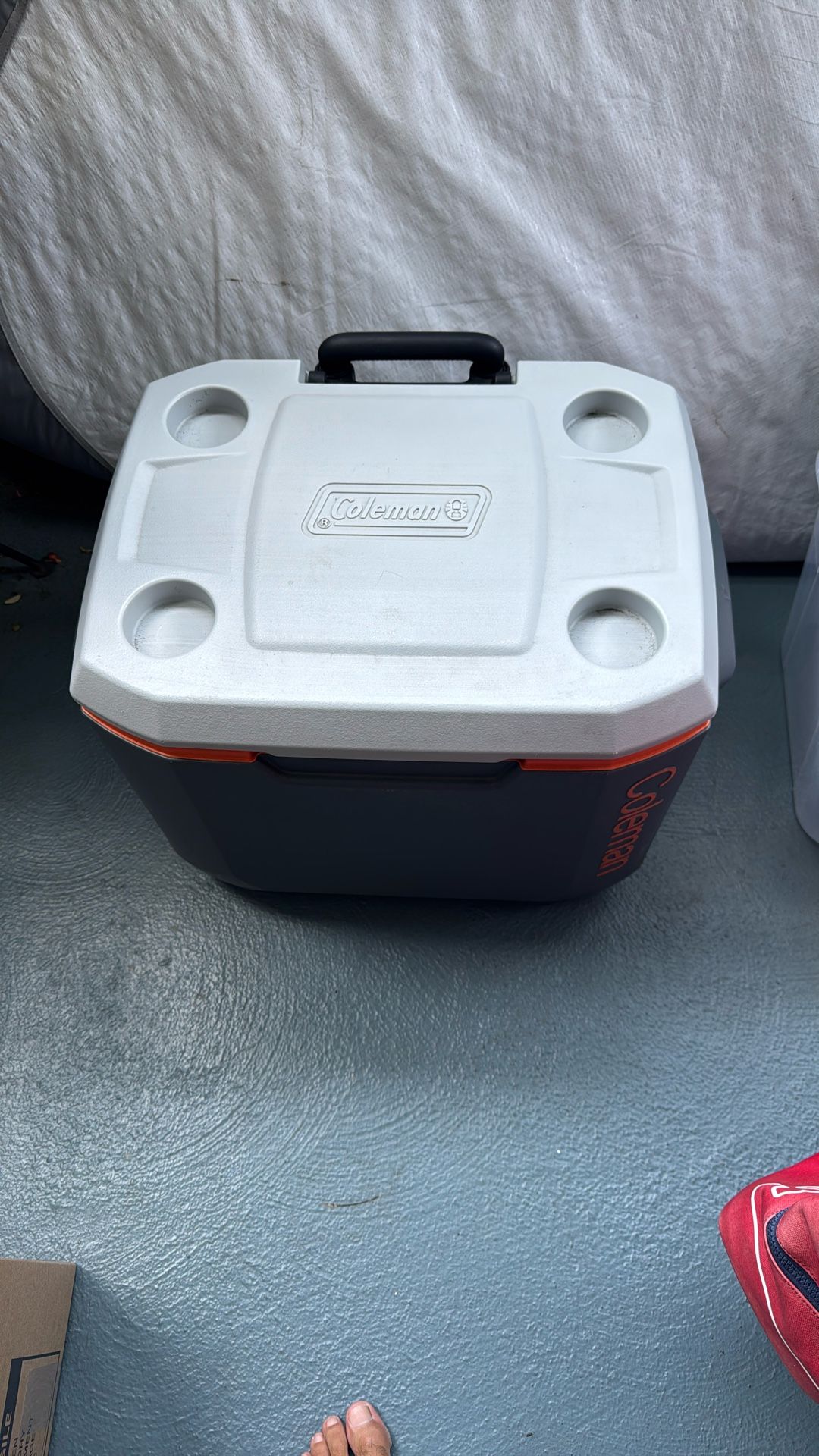 Coleman Cooler On Wheels