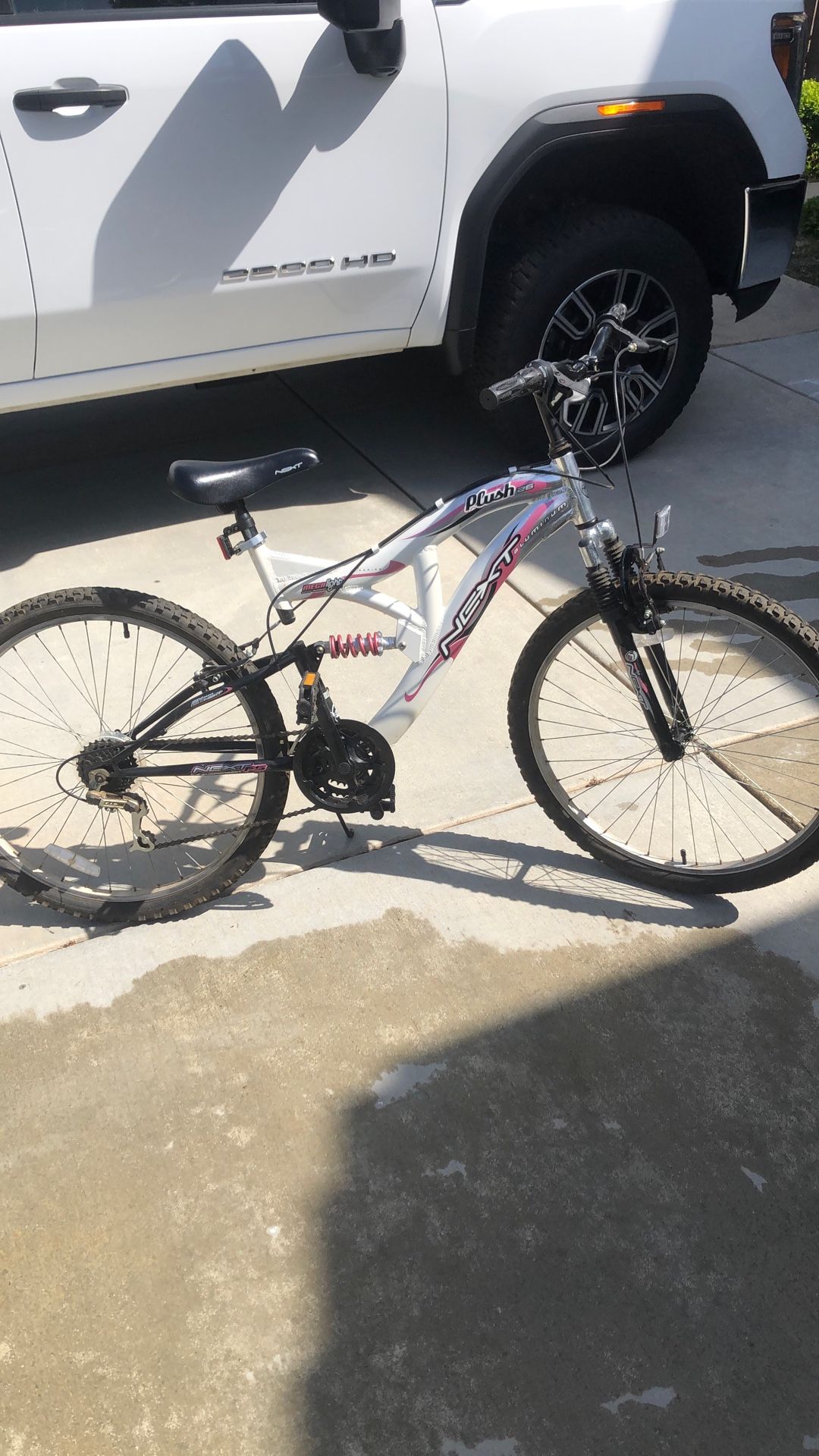 Plush Platinum Mountain Bike.