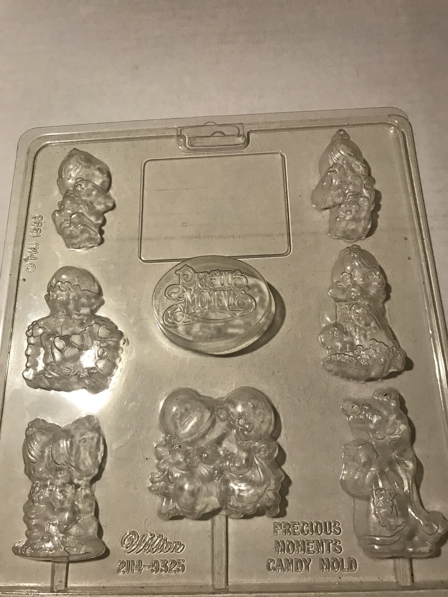 Vintage candy molds Garfield, Precious Moments