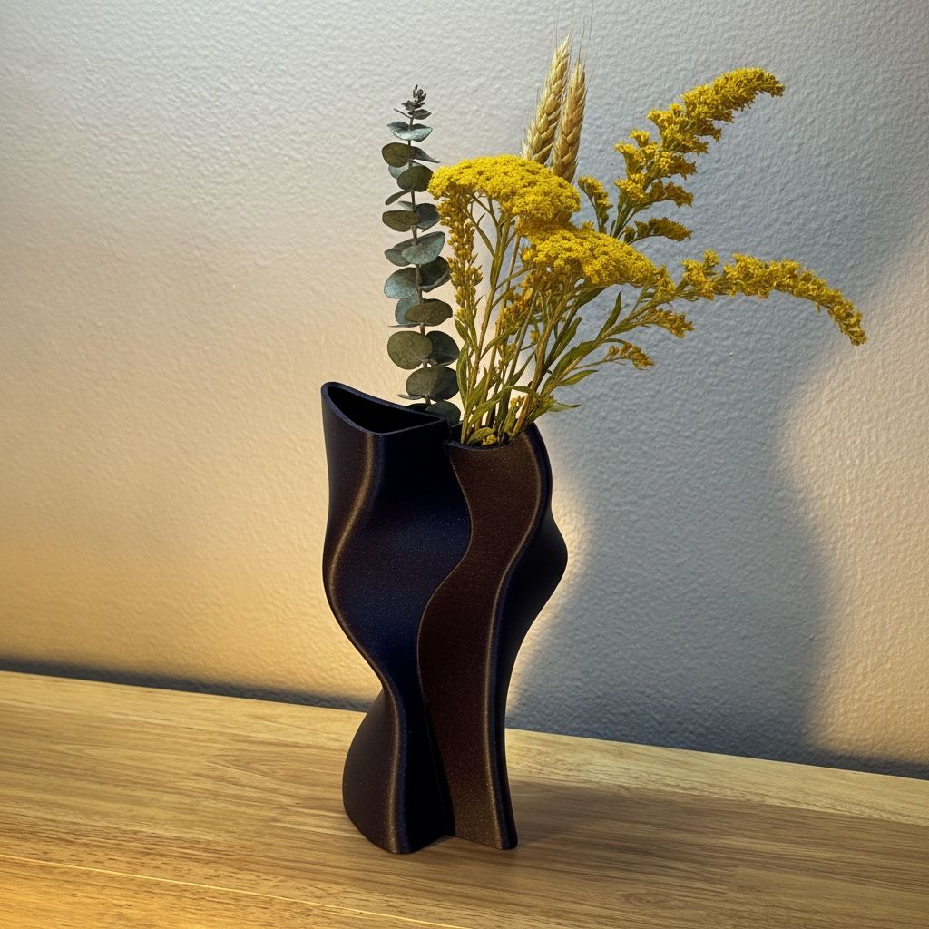 Eclipse Modern Dual Vase 