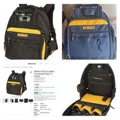 Dewalt LIGHTED Tool Backpack - 57 Pockets - Porch/ Patio Pickup In Diamond Bar 