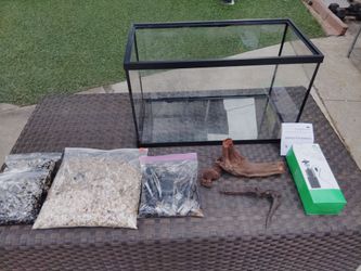 Fish Tank With accessories