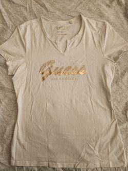 Guess white top