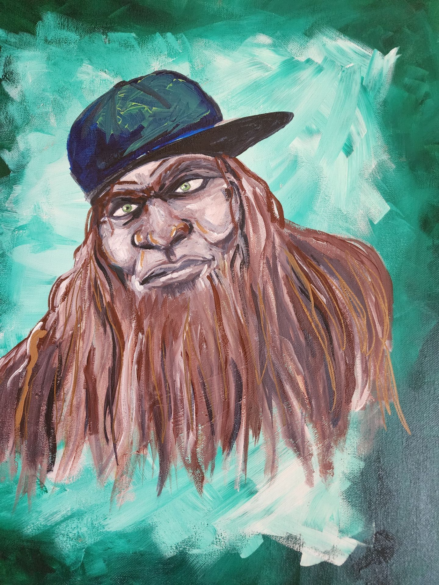 Original Art: Mister Squatch portrait