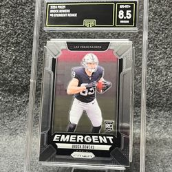 💥2024 Brock Bowers Emergent ROOKIE ! 💥